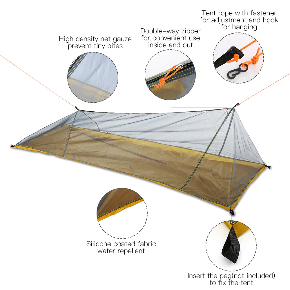 Ultralight Bug Bivy (Full & Partial Mesh Versions)