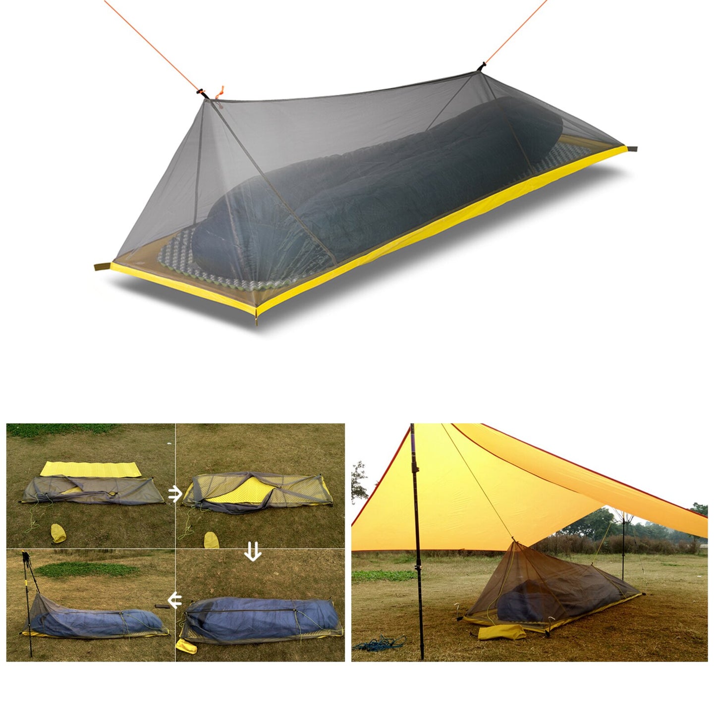 Ultralight Bug Bivy (Full & Partial Mesh Versions)