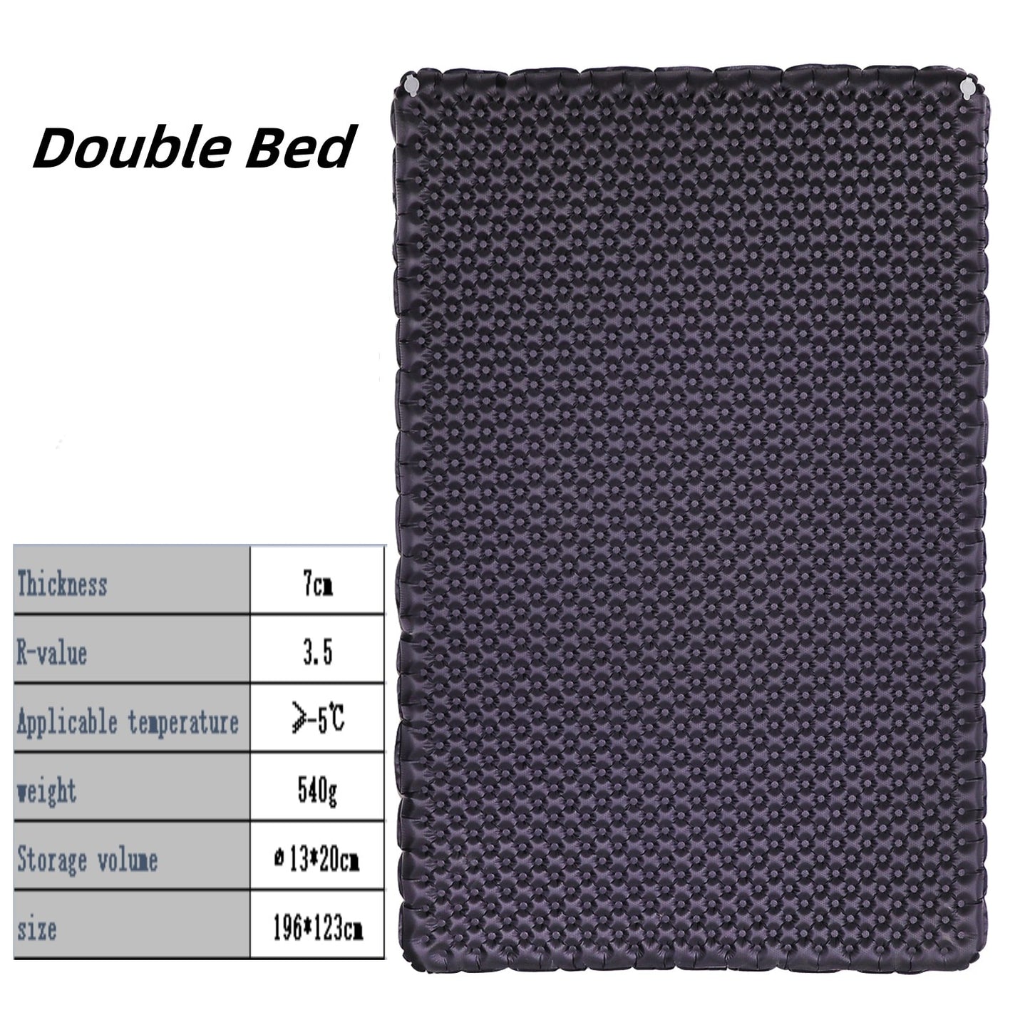 Ultralight 3.5 R-value Insulated Inflatable Sleeping Pad