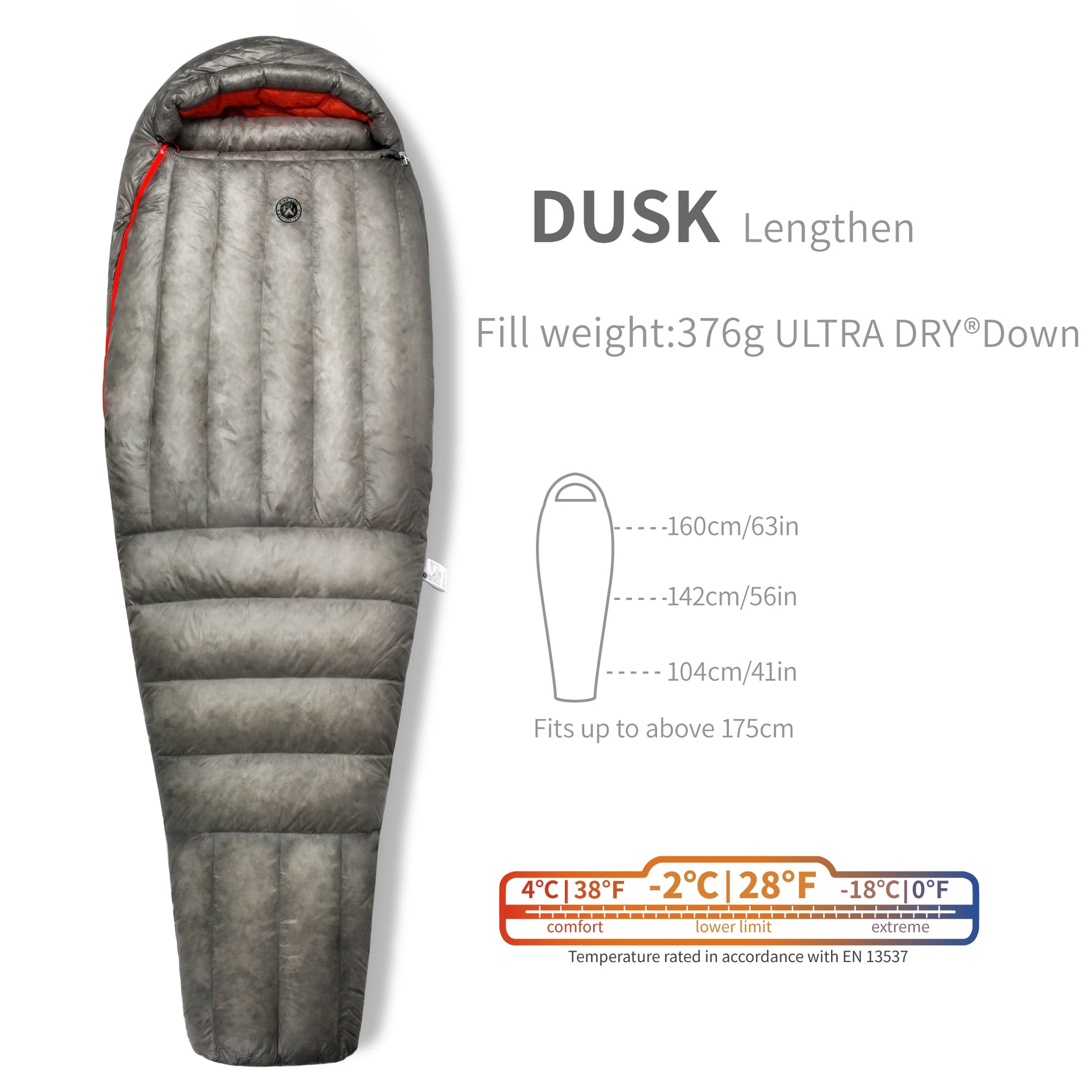 800+FP Ultra-Dry™ Down 7D Nylon Ultralight Sleeping Bag