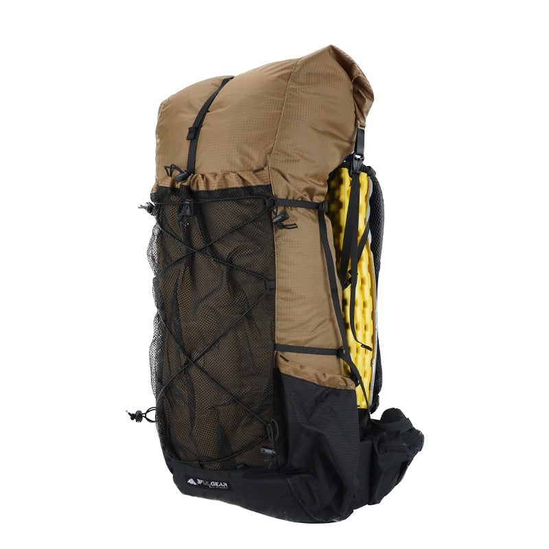 3F UL GEAR Ultralight Frameless 40+16L Rolltop Backpack