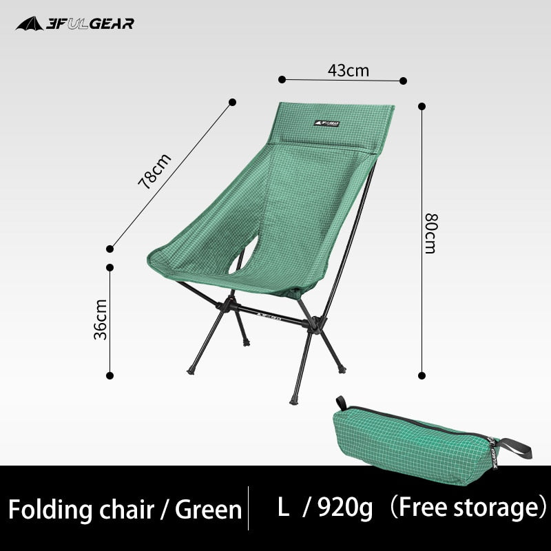 3F UL Ultralight Chairs - Folds To The Size Of A Water Bottle!