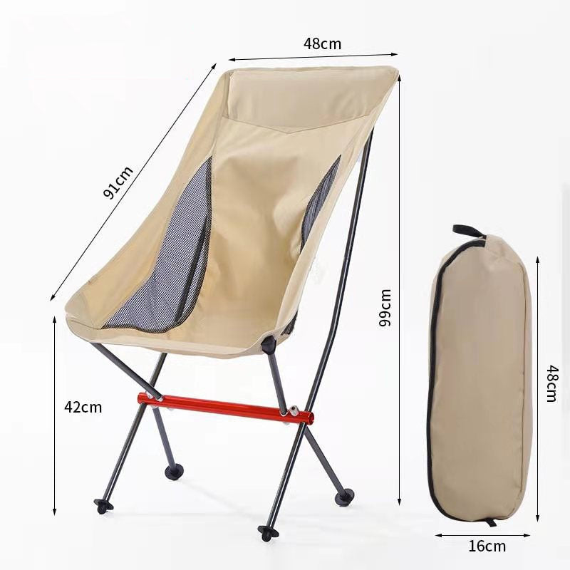 Ultralight Fishing Chair Portable Collapsible, Aluminum Alloy 4
