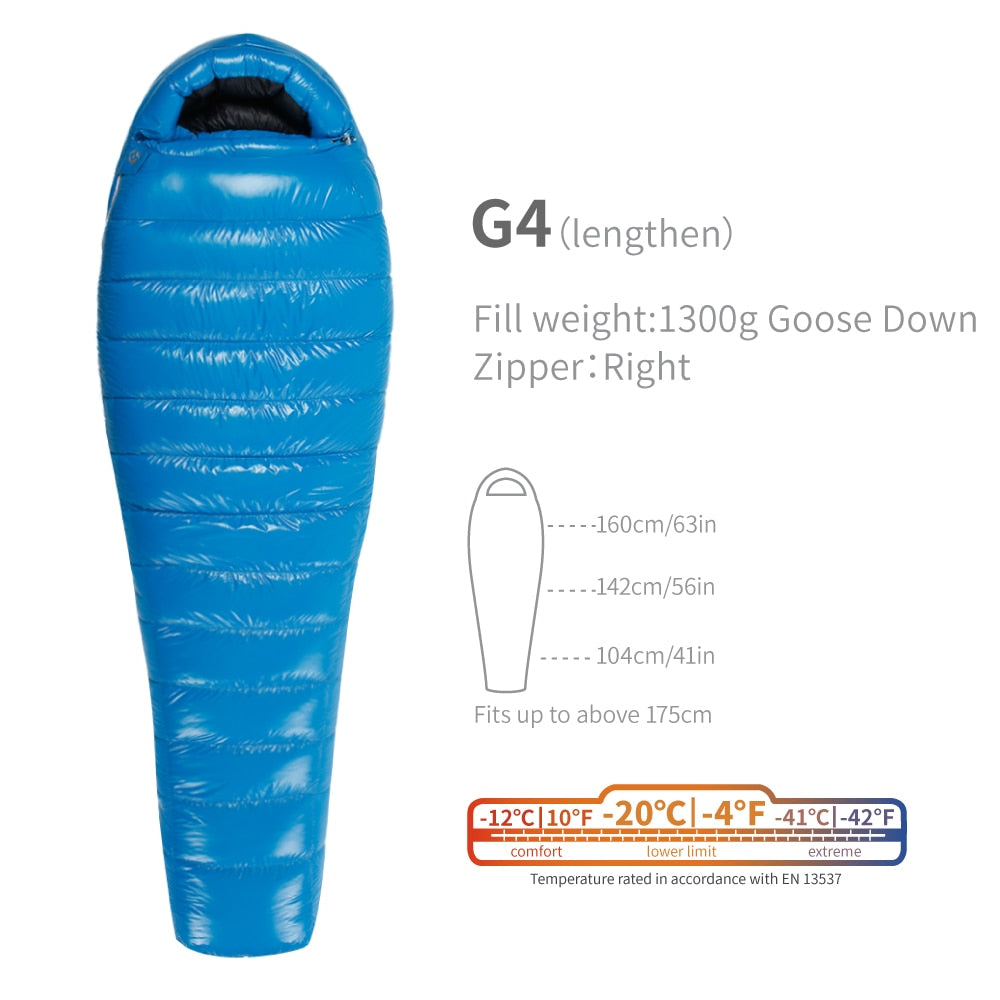 AegisMax G-Series (5 Bags Listed Here) 800+FP Down, Ranging From -22F to 32F (-30C to -2C)