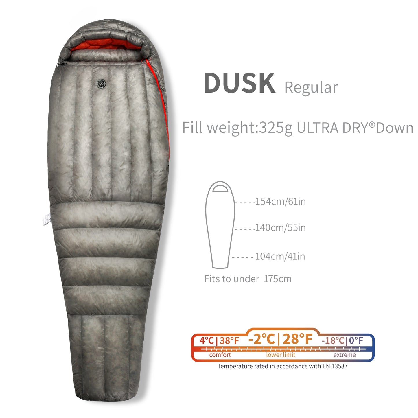 800+FP Ultra-Dry™ Down 7D Nylon Ultralight Sleeping Bag