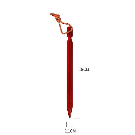 Ultralight Aluminum Tent Stakes (Pack of 10) (13g)